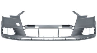 PARE-CHOCS AUDI A3 2016-2020 AVANT / 4 PORTES / CABRIOLET / AVEC LAVEPHARES / AVEC APPRET