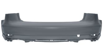 PARE-CHOCS AUDI A3 2016-2020 ARRIÈRE / 4 PORTES / CABRIOLET / AVEC APPRET