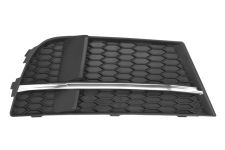 GRILLE AUDI A3 2016-2020 3/4/5 PORTES / CABRIOLET / PARE-CHOCS AVANT / MODÈLE S-LINE / MOULURE CHROMÉE / DROITE