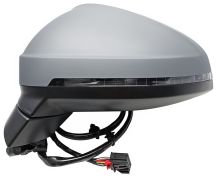 RÉTROVISEUR AUDI A4 2015-2019 ÉLÉCTRIQUE / CHAUFFANT / FEU CLIGNOTANT / LANE ASSIST / AVEC APPRET / GAUCHE