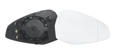 VERRE DE RÉTROVISEUR AUDI A4 2015-2019 AVEC SUPPORT / CHAUFFANT / ASPHÉRIQUE / DROIT