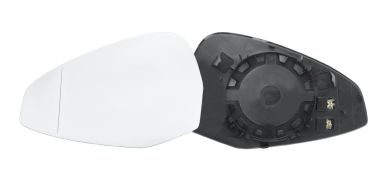 VERRE DE RÉTROVISEUR AUDI A4 2015-2019 AVEC SUPPORT / CHAUFFANT / ASPHÉRIQUE / GAUCHE