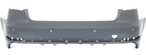 PARE-CHOCS AUDI A4 2015-2019 ARRIÈRE / SEDAN / MODÈLE S-LINE / AVEC CAPTEUR / AVEC APPRET