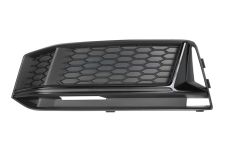 GRILLE AUDI A4 2015-2018 PARE-CHOCS AVANT / MODÈLE S-LINE / MOULURE NOIRE BRILLANTE / GAUCHE