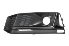 GRILLE AUDI A4 2015-2018 PARE-CHOCS AVANT / MODÈLE S-LINE / AVEC ANTIBROUILLARD / MOULURE NOIRE BRILLANTE / GAUCHE