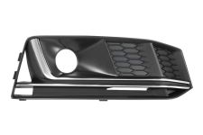 GRILLE AUDI A4 2015-2018 PARE-CHOCS AVANT / MODÈLE S-LINE / AVEC ANTIBROUILLARD / MOULURE CHROMÉE / DROITE