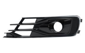 GRILLE AUDI A6 2014-2016 PARE-CHOCS AVANT / AVEC CONTOUR CHROMÉ / AVEC ANTIBROUILLARD / GAUCHE