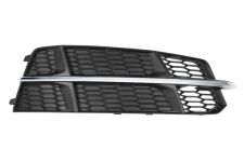 GRILLE AUDI A6 2016-2019 PARE-CHOCS AVANT / MODÈLE S-LINE / AVEC MOULURE CHROMÉE / DROITE