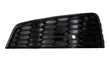 GRILLE AUDI Q3 2015-2018 PARE-CHOCS AVANT / MODÈLE S-LINE / NOIRE BRILLANTE / SUPÉRIEURE / GAUCHE
