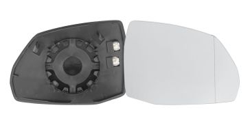 VERRE DE RÉTROVISEUR AUDI Q5 2017-2020 AVEC SUPPORT / CHAUFFANT / ASPHÉRIQUE / DROIT