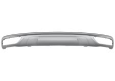 SPOILER AUDI Q5 2017-2020 PARE-CHOCS ARRIÈRE / GRIS ARGENT