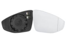 VERRE DE RÉTROVISEUR AUDI A3 2020-2024 AVEC SUPPORT / CHAUFFANT / ASPHÉRIQUE / DROIT
