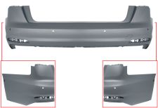 PARE-CHOCS AUDI A6 2019-2023 ARRIÈRE / SEDAN / AVEC CAPTEUR / AVEC PARK ASSIST / AVEC APPRET PARE-CHOCS AUDI A6 2019-2023 ARRIÈRE / SEDAN / AVEC CAPTEUR / AVEC PARK ASSIST / AVEC APPRET