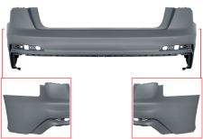 PARE-CHOCS AUDI A6 2019-2023 ARRIÈRE / SEDAN / MODÈLE S-LINE / AVEC APPRET