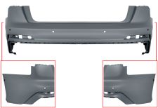 PARE-CHOCS AUDI A6 2019-2023 ARRIÈRE / SEDAN / MODÈLE S-LINE / AVEC CAPTEUR / AVEC PARK ASSIST / AVEC APPRET PARE-CHOCS AUDI A6 2019-2023 ARRIÈRE / SEDAN / MODÈLE S-LINE / AVEC CAPTEUR / AVEC PARK ASSIST / AVEC APPRET