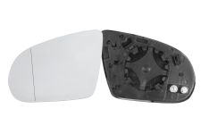 VERRE DE RÉTROVISEUR AUDI A8 2010-2013 AVEC SUPPORT / CHAUFFANT / ASPHÉRIQUE / GAUCHE