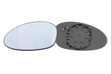 VERRE DE RÉTROVISEUR BMW SERIE 3 (E90-E91) 2005-2009 AVEC SUPPORT / CHAUFFANT / ASPHÉRIQUE / BLEU / GAUCHE