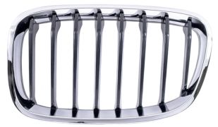GRILLE BMW SERIE 1 (F20-F21) 2012-2015 FACE AVANT MODÈLE SPORT / NOIRE / CHROMÉE GAUCHE