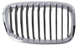 GRILLE BMW SERIE 1 (F20-F21) 2012-2015 FACE AVANT MODÈLE BASIS / NOIRE / CHROMÉE DROIT