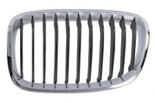 GRILLE BMW SERIE 1 (F20-F21) 2012-2015 FACE AVANT MODÈLE BASIS / NOIRE / CHROMÉE GAUCHE