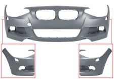 PARE-CHOCS BMW SERIE 1 (F20-F21) 2012-2015 AVANT / MODÈLE M-TECH / AVEC LAVEPHARES / AVEC APPRET