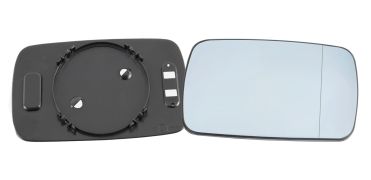 VERRE DE RÉTROVISEUR BMW SERIE 5 (E34) 1987-1995 AVEC SUPPORT / ASPHÉRIQUE / BLEU / REVERSIBLE