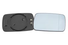 VERRE DE RÉTROVISEUR BMW SERIE 3 (E30) 1983-1988 AVEC SUPPORT / CHAUFFANT / ASPHÉRIQUE / BLEU / REVERSIBLE