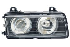 PHARE AVANT BMW SERIE 3 (E36) 1990-1995 LAMPES H1+H1 / TYPE ZKW / DROIT