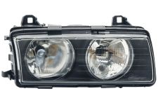 PHARE AVANT BMW SERIE 3 (E36) 1995-1998 LAMPES H7+H7 / DROIT