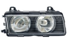 PHARE AVANT BMW SERIE 3 (E36) 1990-1995 LAMPES H1+H1 / TYPE HELLA / DROIT