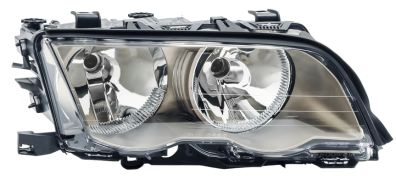 PHARE AVANT BMW SERIE 3 (E46) 1998-2001 BASE CHROMÉE / DROIT