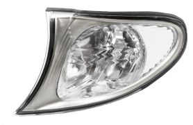 FEU CLIGNOTANT AVANT BMW SERIE 3 (E46) 2001-2005 BLANC / BORD CHROMÉ / GAUCHE