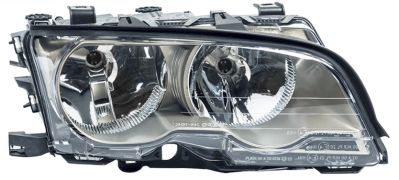 PHARE AVANT BMW SERIE 3 (E46) 1999-2001 COUPÉ / BASE CHROMÉE / DROIT