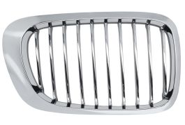 GRILLE BMW SERIE 3 (E46) 1999-2003 COUPÉ / FACE AVANT CONTOUR CHROMÉ / LAMES CHROMÉS / DROITE