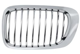 GRILLE BMW SERIE 3 (E46) 1999-2003 COUPÉ / FACE AVANT CONTOUR CHROMÉ / LAMES CHROMÉS / GAUCHE