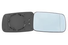 VERRE DE RÉTROVISEUR BMW SERIE 3 (E46) 1999-2003 COUPÉ / AVEC SUPPORT / CHAUFFANT / ASPHÉRIQUE / BLEU / DROIT