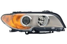 PHARE AVANT BMW SERIE 3 (E46) 2003-2005 COUPÉ / FEU CLIGNOTANT ORANGE / BASE CHROMÉE / DROIT