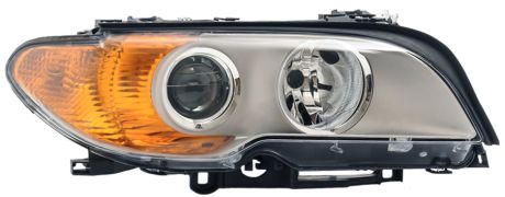 PHARE AVANT BMW SERIE 3 (E46) 2003-2005 COUPÉ / FEU CLIGNOTANT ORANGE / BASE CHROMÉE / DROIT