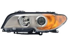 PHARE AVANT BMW SERIE 3 (E46) 2003-2005 COUPÉ / FEU CLIGNOTANT ORANGE / BASE CHROMÉE / GAUCHE
