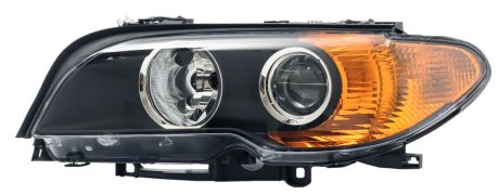 PHARE BMW SERIE 3 (E46) 2003-2005 COUPE / FEU CLIGNOTANT ORANGE / BASE NOIRE / GAUCHE
