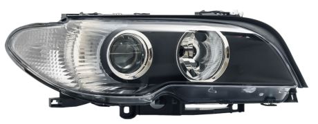 PHARE AVANT BMW SERIE 3 (E46) 2003-2005 COUPÉ / FEU CLIGNOTANT BLANC / BASE NOIRE / DROIT