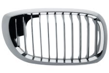 GRILLE BMW SERIE 3 (E46) 2003-2005 COUPÉ / FACE AVANT CONTOUR CHROMÉ / LAMES CHROMÉS / DROITE