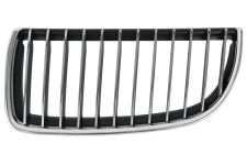 GRILLE BMW SERIE 3 (E90-E91) 2005-2009 FACE AVANT / CONTOUR CHROMÉ / LAMES CHROMÉES / GAUCHE
