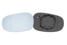 VERRE DE RÉTROVISEUR BMW SERIE 3 (E90-E91) 2009-2012 AVEC SUPPORT / CHAUFFANT / ASPHÉRIQUE / BLEU / GAUCHE