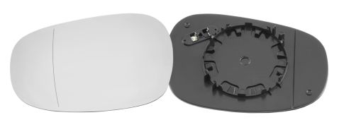 VERRE DE RÉTROVISEUR BMW SERIE 1 (E81-E87) 2010-2012 AVEC SUPPORT / CHAUFFANT / ASPHÉRIQUE / GAUCHE