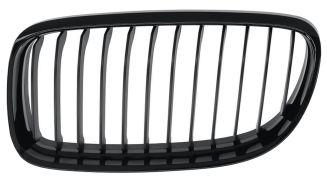 GRILLE BMW SERIE 3 (E90-E91) 2009-2012 FACE AVANT / CONTOUR NOIR / LAMES NOIRES / GAUCHE