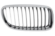 GRILLE BMW SERIE 3 (E90-E91) 2009-2012 FACE AVANT / CONTOUR CHROMÉ / LAMES NOIRES / CHROMÉES / DROITE