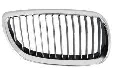 GRILLE BMW SERIE 3 (E90-E91) 2009-2012 FACE AVANT / MODÈLE M3 / CONTOUR CHROMÉ / LAMES CHROMÉES / NOIRES DROITE