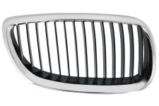 GRILLE BMW SERIE 3 (E90-E91) 2009-2012 FACE AVANT / MODÈLE M3 / CONTOUR CHROMÉ / LAMES NOIRES DROITE