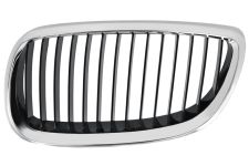 GRILLE BMW SERIE 3 (E90-E91) 2009-2012 FACE AVANT / MODÈLE M3 / CONTOUR CHROMÉ / LAMES NOIRES GAUCHE